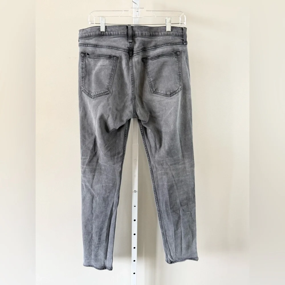 rag & bone Fit 2 Slim Greyson Gray Jeans 34 Slim Straight Denim
